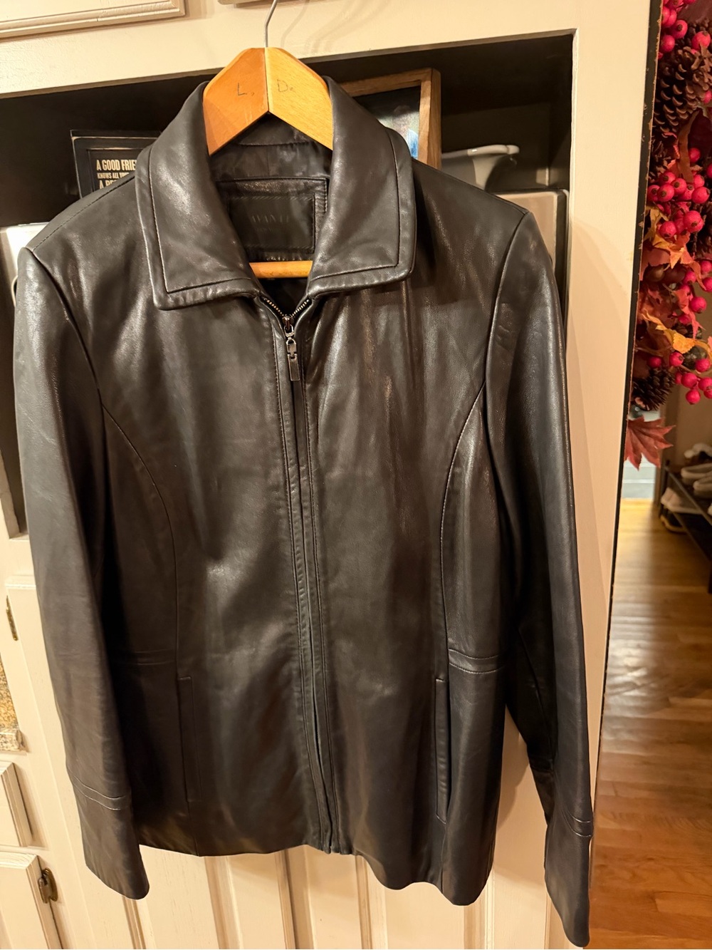 Avanti Black Leather Jacket